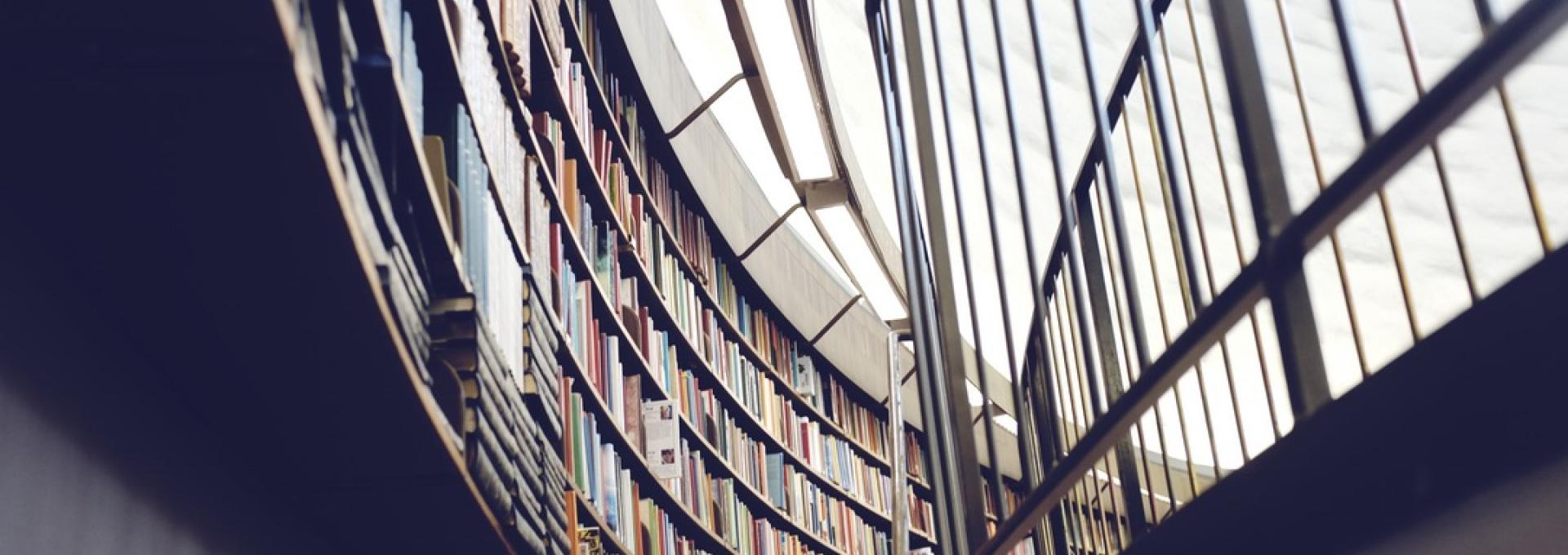 books in a library