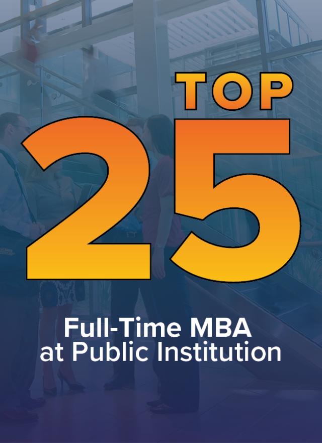 Top 25 Full-Time MBA at Public Institution with QS logo