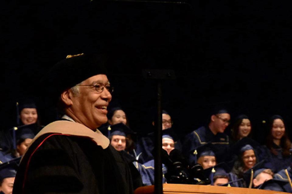 Dean H. Rao Unnava at Graduation
